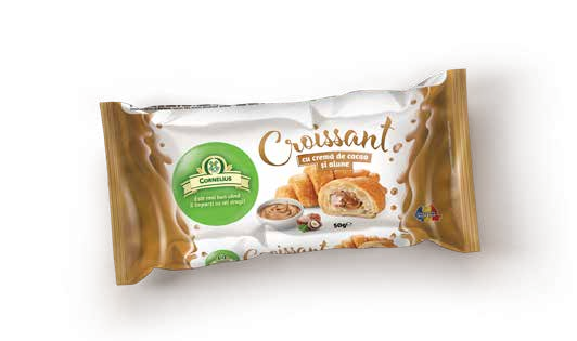 Croissant cu Cacao și Alune Cornelius 50g