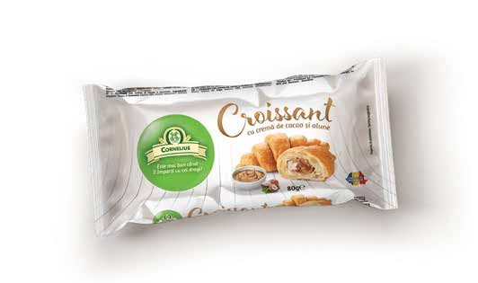 Croissant cu Cacao și Alune Cornelius