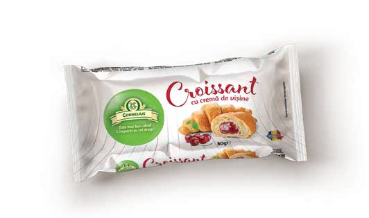 Croissant cu Cremă de Vișine Cornelius